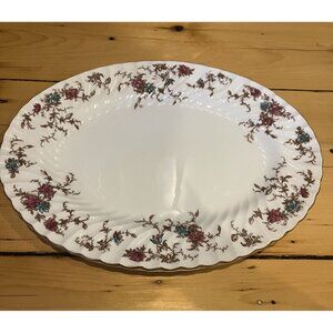 Minton Ancestral Bone China Replacement 12 1/4” Serving Platter S-376 Gold Rim